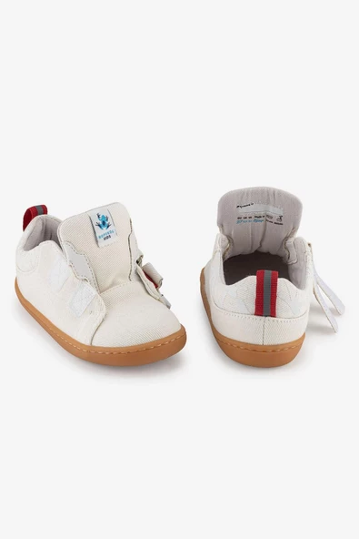 Smart Walker Recycled Canvas Eco Beyaz Barefoot Çocuk Ayakkabı - 8
