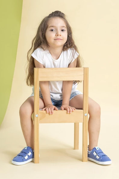 Smart Walker Recycled Canvas Eco Menekşe Barefoot Çocuk Ayakkabı - Resim 4