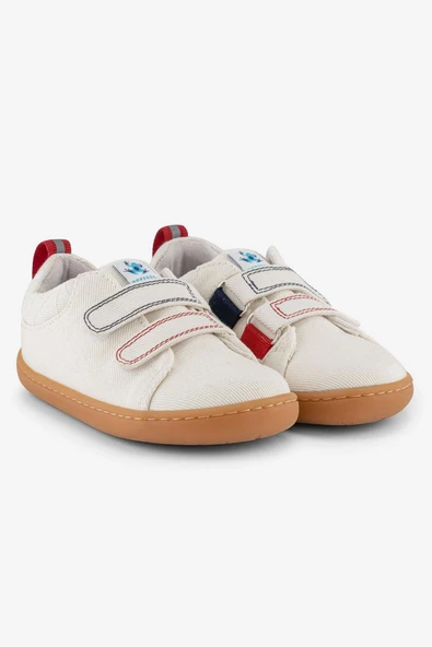 Smart Walker Recycled Canvas Eco Beyaz Barefoot Çocuk Ayakkabı - 3