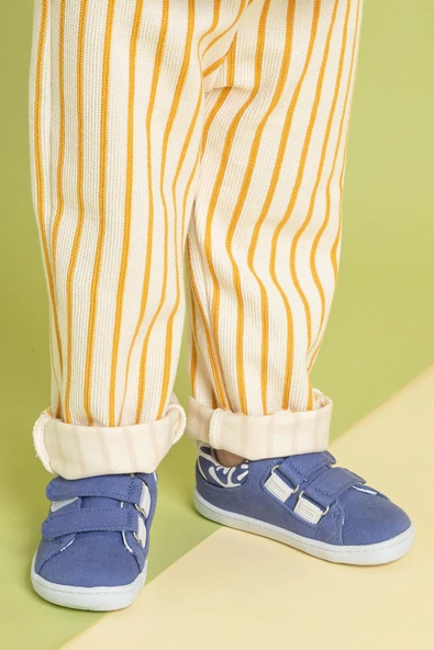 Smart Walker Recycled Canvas Eco Menekşe Barefoot Çocuk Ayakkabı - Resim 6