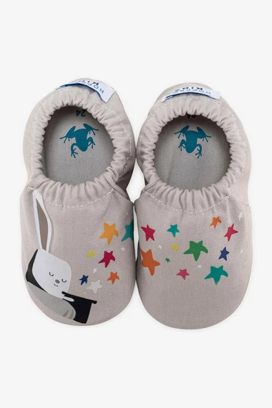 Hopfrög Kids Bunny Wizard Hyper Havalı Gri Barefoot Akıllı Patik ürün görseli