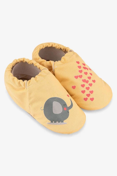 Cute Hose Hyper Pastel Sarı Barefoot Akıllı Patik - 3