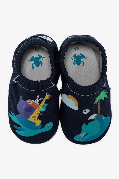 Hopfrög Kids Adventure Hyper Lacivert Barefoot Akıllı Patik