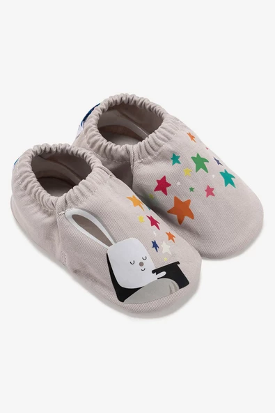 Hopfrög Kids Bunny Wizard Hyper Havalı Gri Barefoot Akıllı Patik - Resim 3