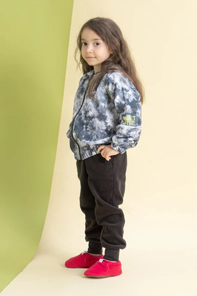 Polar Fleece Fuşya Polar Barefoot Patik - Resim 4