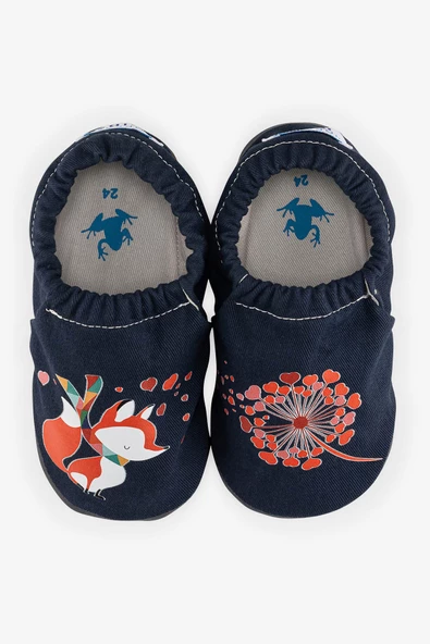 Hopfrög Kids Dear Fox Hyper Lacivert Barefoot Akıllı Patik