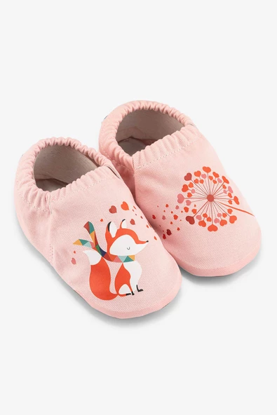 Hopfrög Kids Dear Fox Hyper Toz Pembe Barefoot Akıllı Patik - Resim 3