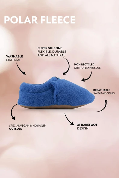 Polar Fleece Saks Polar Barefoot Patik - 2