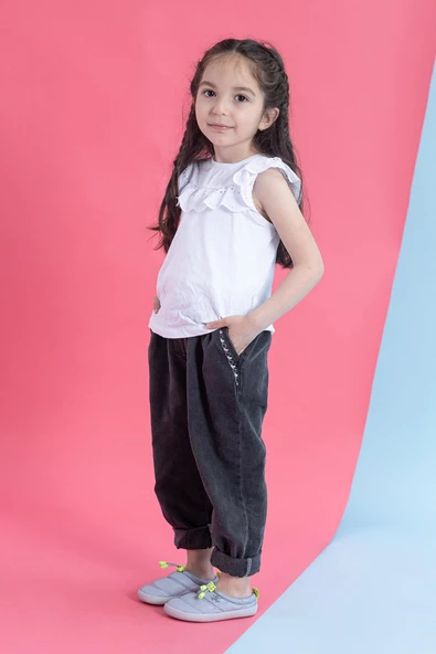 Hoppuff Casual Dinamik Gri Barefoot Çocuk Ayakkabı - 5