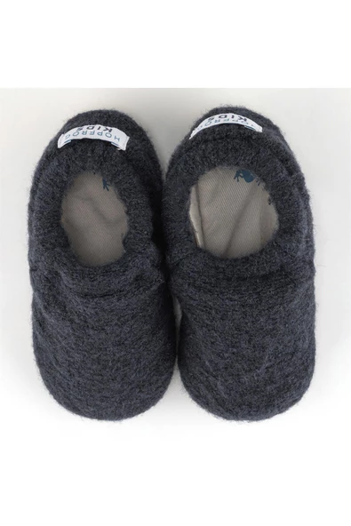 Hopfrög Kids Recycled Woo Wooly Yünlü Lacivert Barefoot Patik