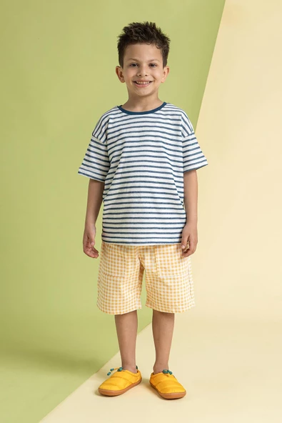 Hoppuff Casual Dinamik Sarı Barefoot Çocuk Ayakkabı - 4