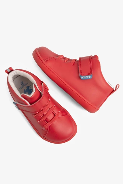 Hopfrög Kids Smart Walker High Top Kırmızı Işık Barefoot Çocuk Bot - 3