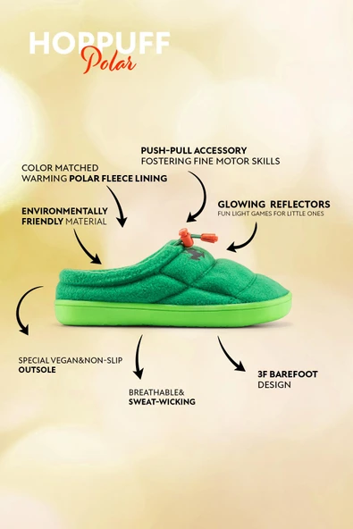 Hoppuff Polar Yeşil Barefoot Çocuk Ayakkabı - 2