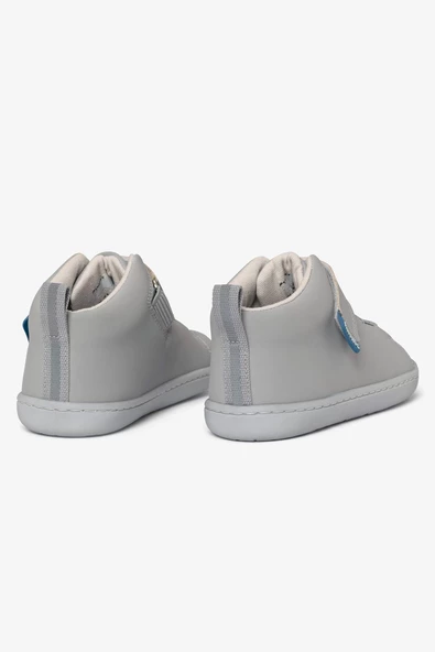 Hopfrög Kids Smart Walker High Top Süper Mat Havalı Gri Barefoot Çocuk Bot - 7