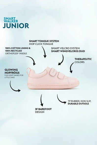 Smart Walker Junior Pembe Işık Barefoot Çocuk Ayakkabı - Resim 2
