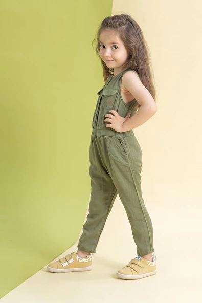 Hopfrög Kids Smart Walker Recycled Canvas Eco Sarı Barefoot Çocuk Ayakkabı - 5