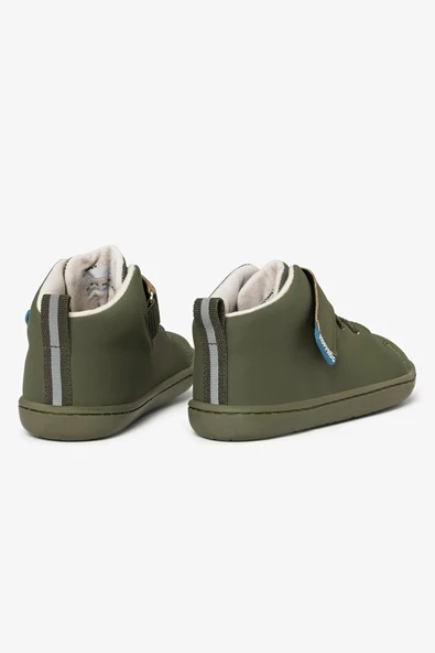 Hopfrög Kids Smart Walker High Top Süper Mat Haki Barefoot Çocuk Bot - 7