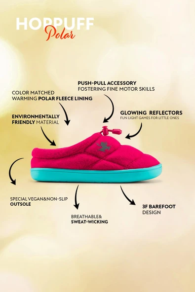 Hoppuff Polar Fuşya Barefoot Çocuk Ayakkabı - Resim 2