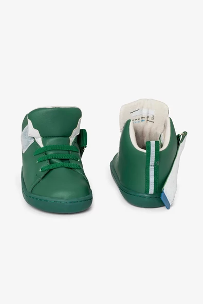 Hopfrög Kids Smart Walker High Top Yeşil Işık Barefoot Çocuk Bot - 9