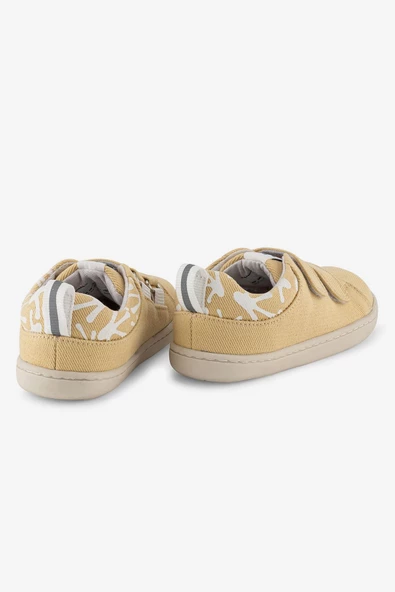 Hopfrög Kids Smart Walker Recycled Canvas Eco Sarı Barefoot Çocuk Ayakkabı - 7