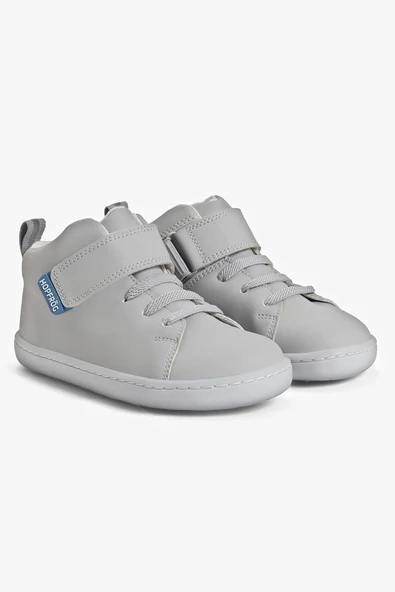 Hopfrög Kids Smart Walker High Top Süper Mat Havalı Gri Barefoot Çocuk Bot - 6