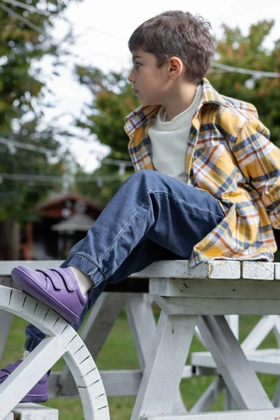 Smart Walker Junior Mor Işık Barefoot Çocuk Ayakkabı - Resim 4