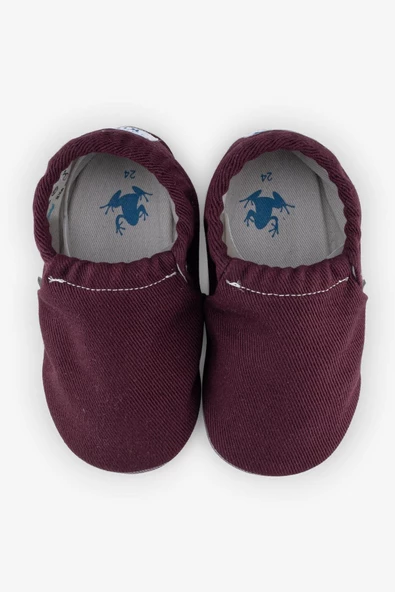 Hopfrög Kids Recycled Canvas Hyper Eco Bordo Barefoot Patik