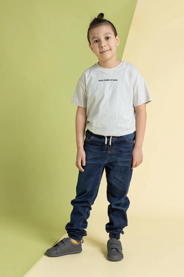 Smart Walker Casual Süper Mat Gri Barefoot Çocuk Ayakkabı - Resim 5