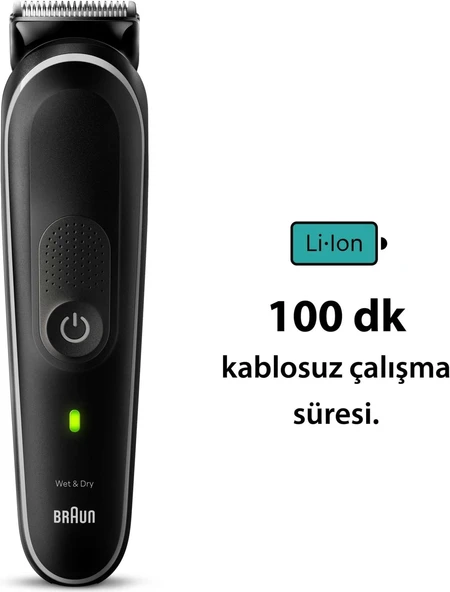 Braun Series 5 MGK5420 Hepsi Bir Arada Şekillendirme Seti, 9’u 1 Arada Erkek Bakım Kiti - 4