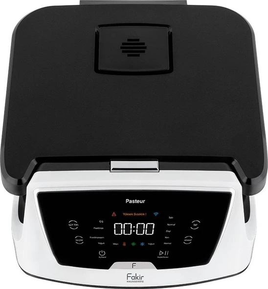 Fakir Pasteur Çiğ Sütten Pastörize Yoğurt Yapma Makinesi 6 Fonksiyon 3 Litre Seramik Beyaz&Siyah - 4