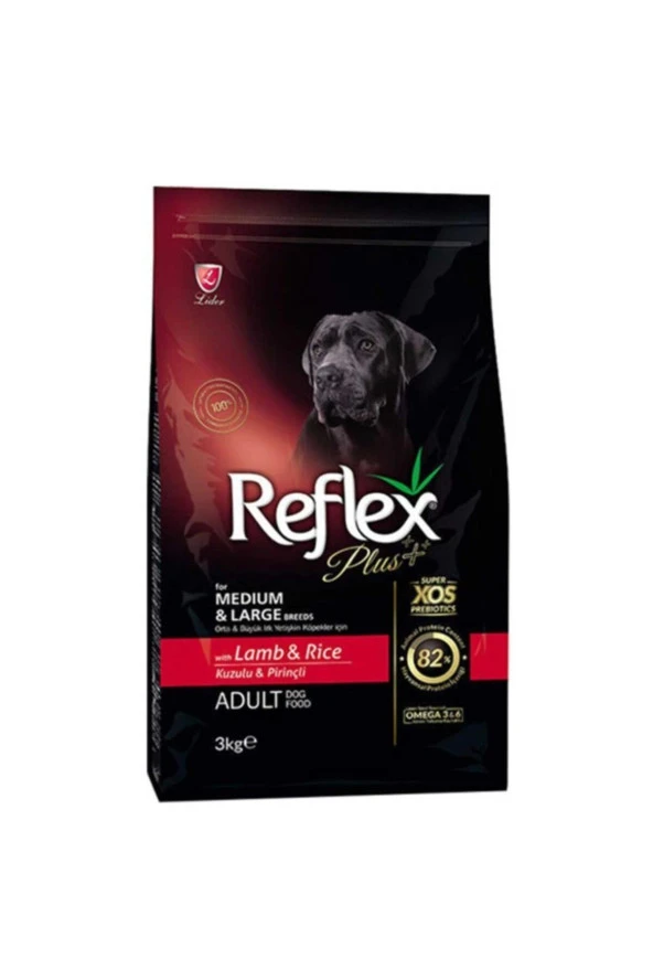 Adult Kuzu Etli Büyük Irk Yetişkin Köpek Maması 3 kg