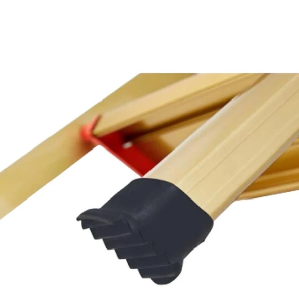 Alüminyum 4 Basamaklı Gold Merdiven (SAR1524) - Resim 4