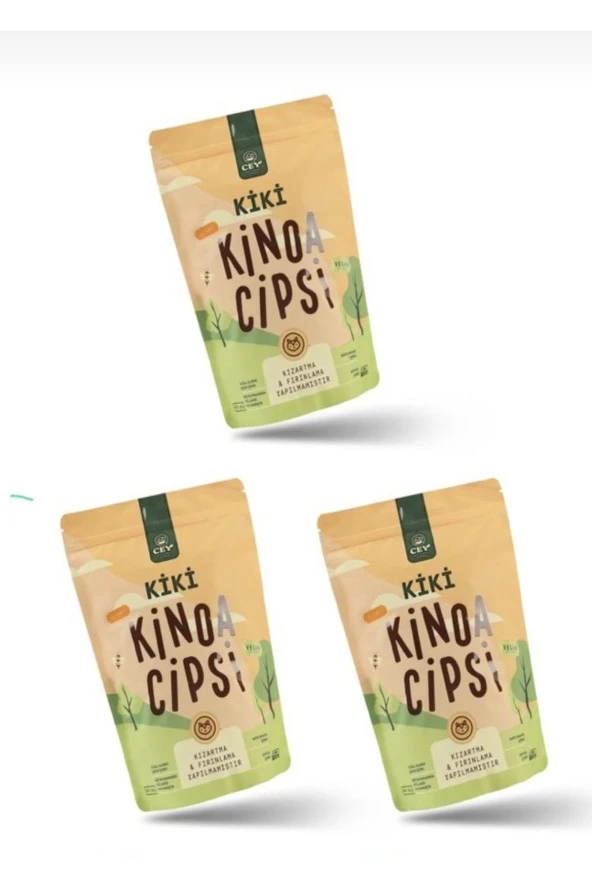 Cey Natural Foods 3 X Kiki Kinoa Cipsi 80gr