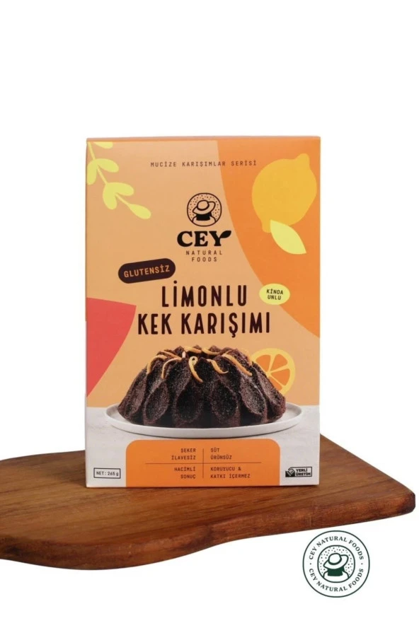 Cey Natural Foods Limonlu Kek Karışımı 265 G