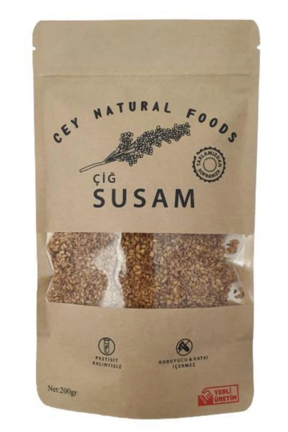 Cey Natural Foods Çiğ Susam 200 gr