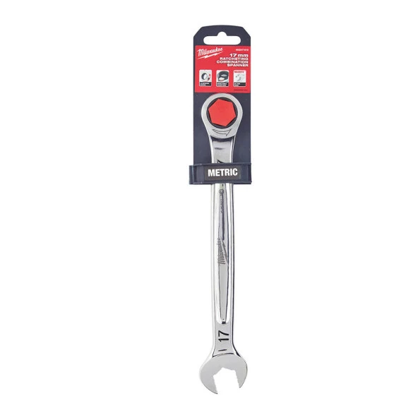 Milwaukee 17 MM Maxbite Cırcır Kombinasyon Anahtarı 4932471510