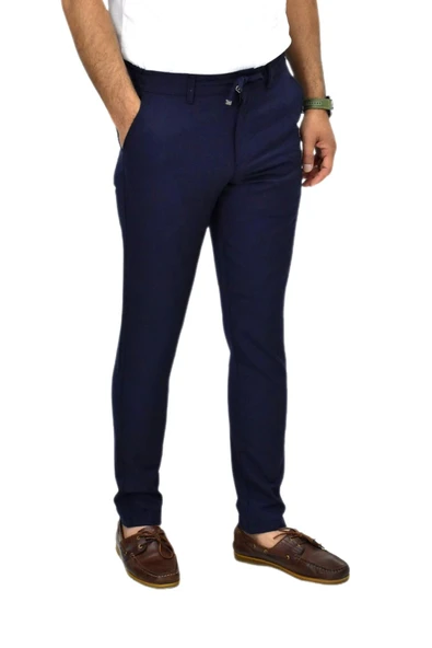 Erkek Jogger Silim Fit Kumaş Pantolon P1000 BGL-ST03830 - Resim 6