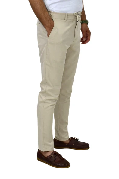 Erkek Jogger Silim Fit Kumaş Pantolon P1000 BGL-ST03830 - Resim 8