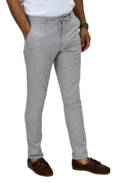 Erkek Jogger Silim Fit Kumaş Pantolon P1000 BGL-ST03830 - Resim 7