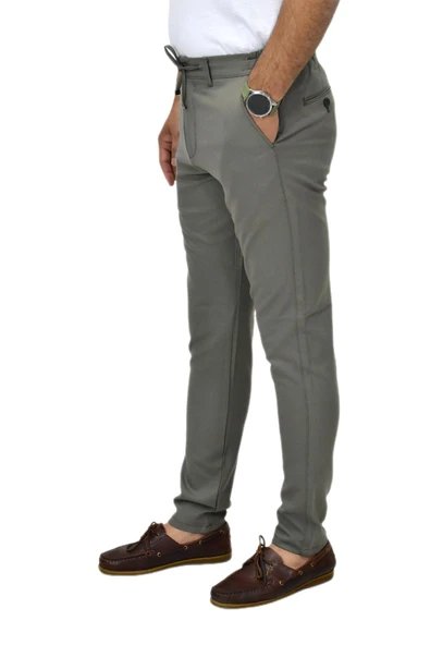 Erkek Jogger Silim Fit Kumaş Pantolon P1000 BGL-ST03830 - Resim 5