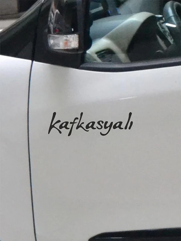 Kafkasyalı Folyo Kesim Etiket Siyah (22.5x6.5 cm) - 2