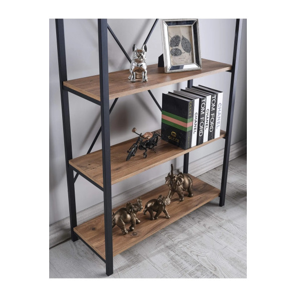 Evdesa Kitaplık Dekoratif Raf 180x90 Cm 5 Raflı - 2