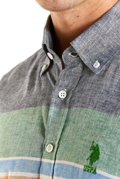 U.S. POLO ASSN. ERKEK DOKUMA GOMLEK G081SZ004-000-1837722 - 4