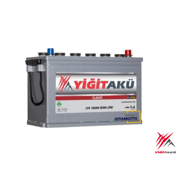 YİĞİT AKÜ 12 V 105 AH 820A(EN) 2024 ÜRETİM