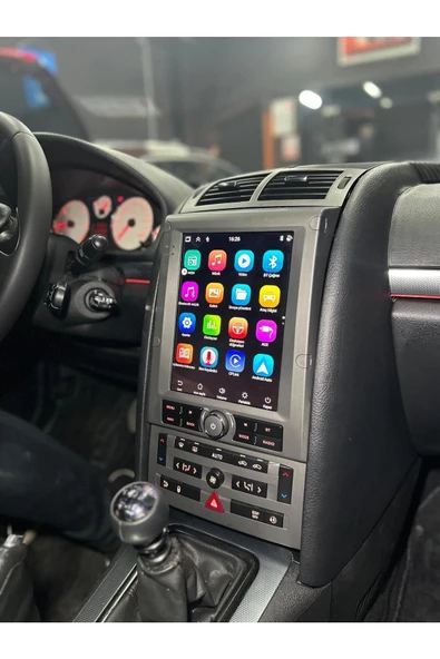 Peugeot 407 Tesla Android 12 Multimedya  Carplay 2GB RAM+32GB HDD Navigasyon Ekran