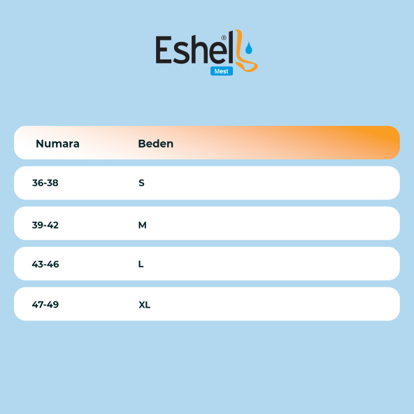 Eshel Mest Çorap Siyah, Nefes Alan Su Geçirmez Çorap, Abdest Çorabı, Spor Çorabı, Çorap Mest - 2