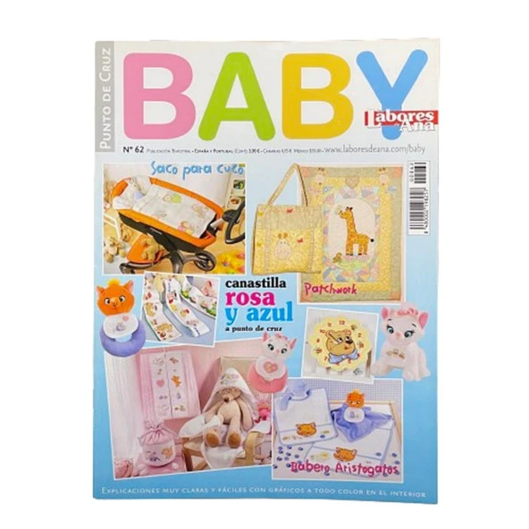 Labores de Ana BABY (İspanyolca) Nakış Elişi Hobi Dergisi Sayı 62