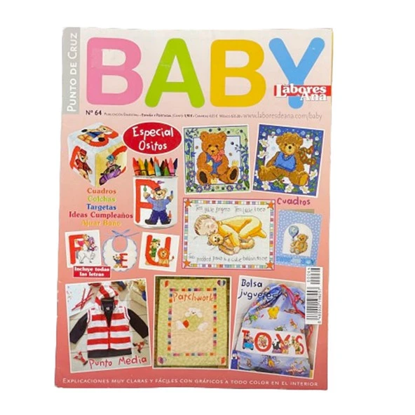 Labores de Ana BABY (İspanyolca) Nakış Elişi Hobi Dergisi Sayı 64