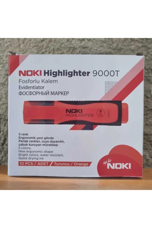 NOKİ Highligter 9000T Fosforlu Kalem