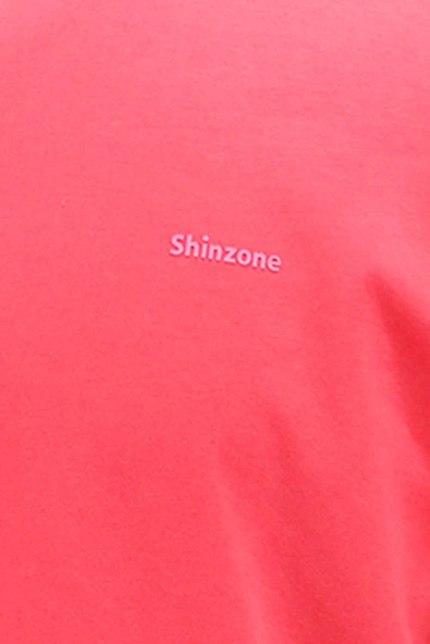 Erkek Bisiklet Yaka Standart Fit Nar Çiçeği T-Shirt - 2